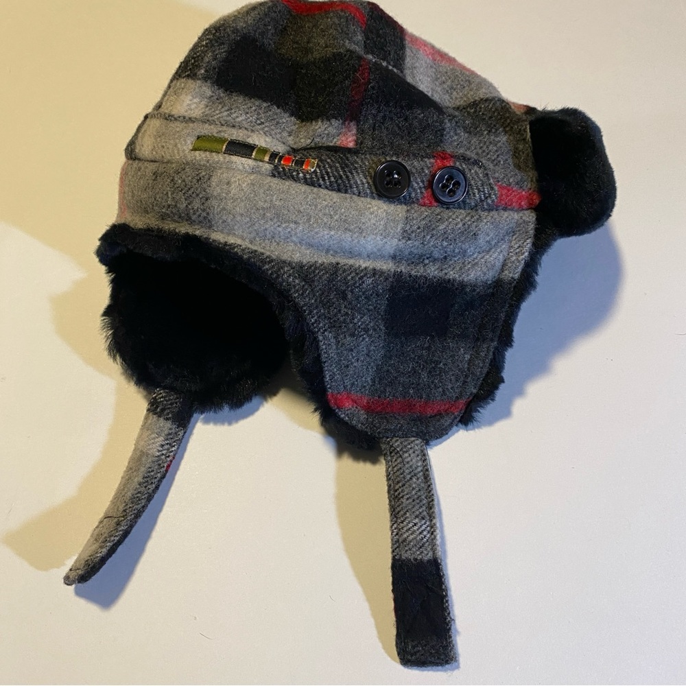 Triple 5 SOUL vintage trapper hat, wool blend, clean, no sign of wear, faux fur